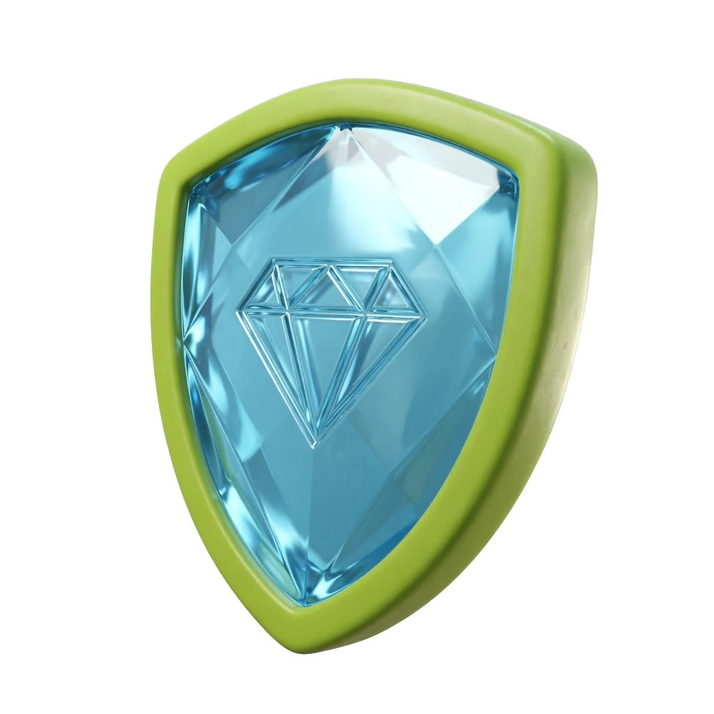 Diamond rank shield